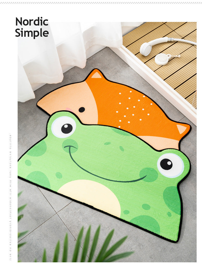 Cute Bear Cat Frog Absorbent Mat