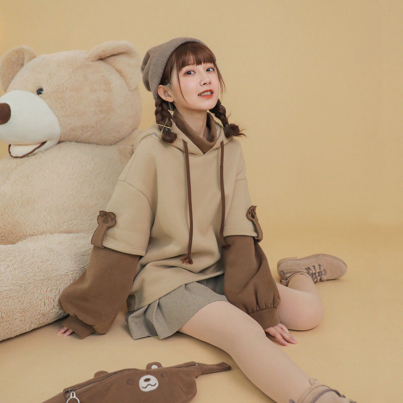 Harajuku Kawaii Bear Hoodies