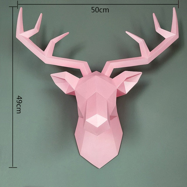 ArtZ® Deer Sculpture Wall Decoration