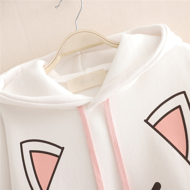 Harajuku Kawaii Cat Ear Hoodie