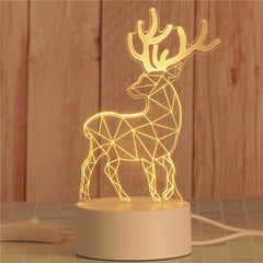 Cute Bedside Kawaii Room 3D Led Light USB Gift