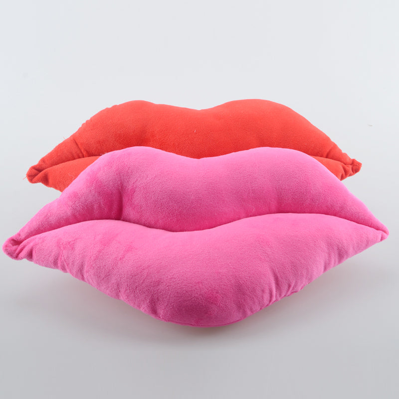 Pink Red Lips Plush Cushion Pillows