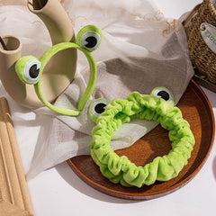 Funny Frog Makeup Headband Elastic Hairbands