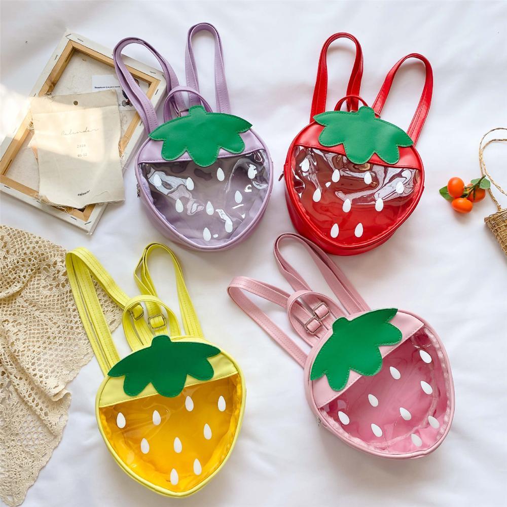 Transparent Strawberry Jelly Bag