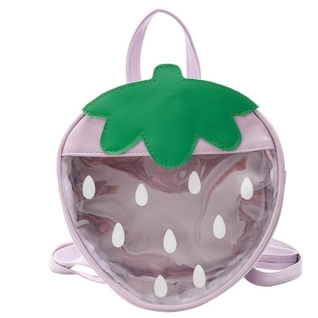 Transparent Strawberry Jelly Bag