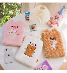 Kawaii Bear Plush Korea IPad Case