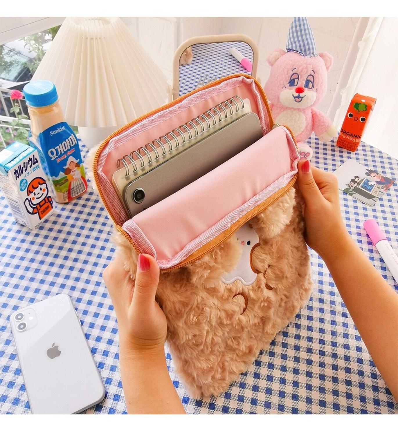 Kawaii Bear Plush Korea IPad Case