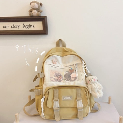 Korean Harajuku School Student Backpack