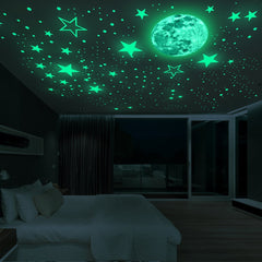 Moon Stars Luminous Wall Sticker