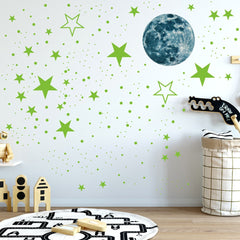 Moon Stars Luminous Wall Sticker