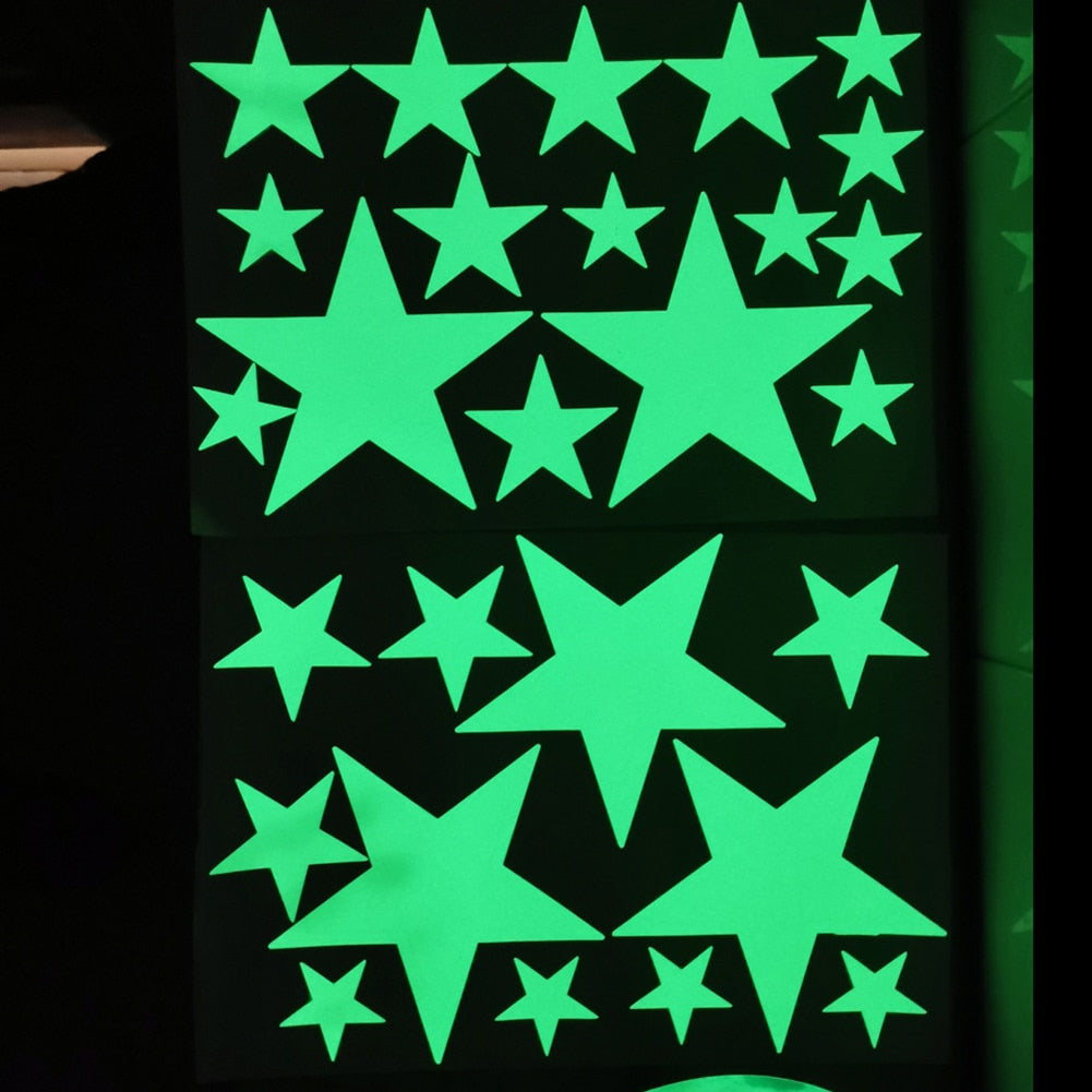 Moon Stars Luminous Wall Sticker