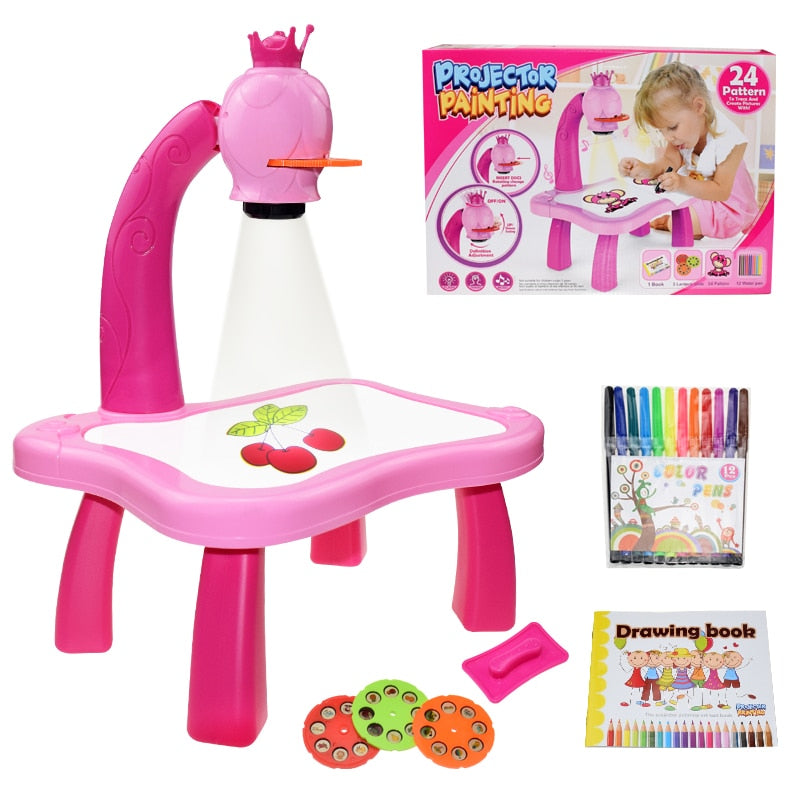 Childrens LED Art Drawing Projector