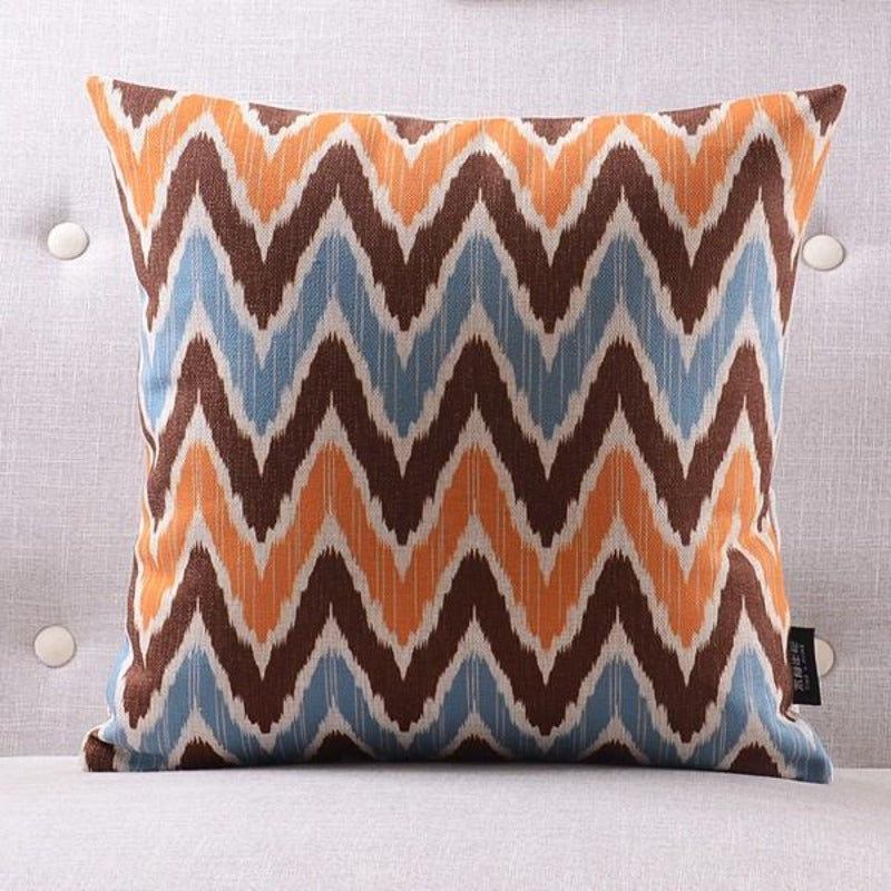 La collection de housses de coussin Clementine + Teal Ikat