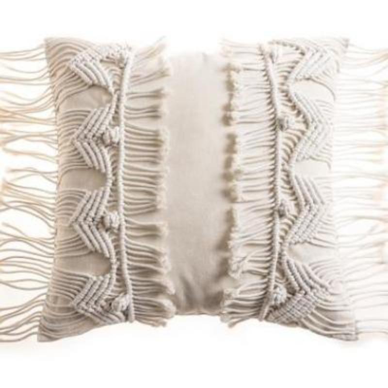 La collection de housses de coussin en macramé Boho Romance