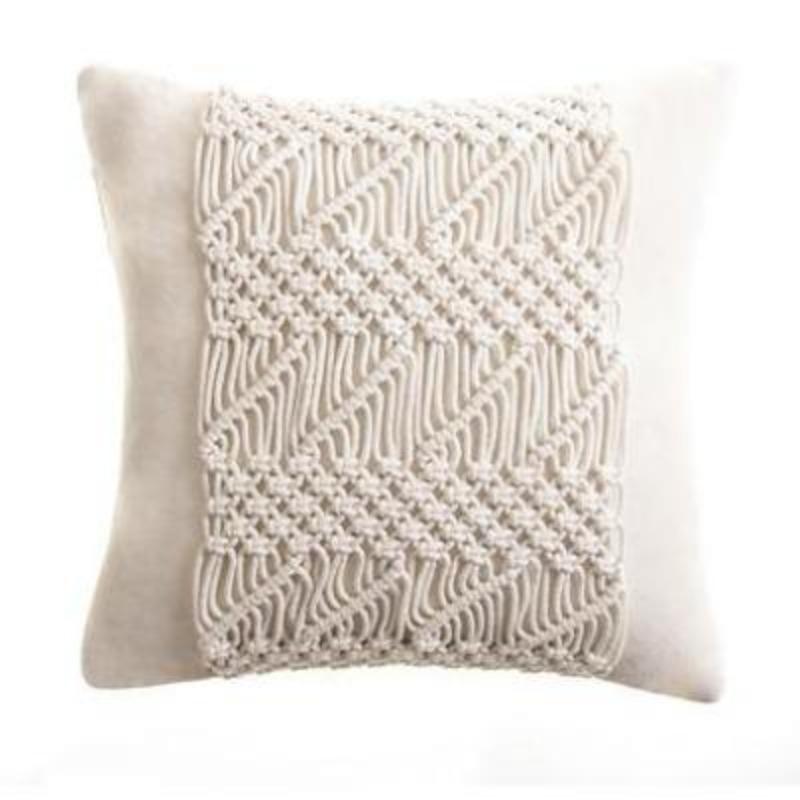 La collection de housses de coussin en macramé Boho Romance