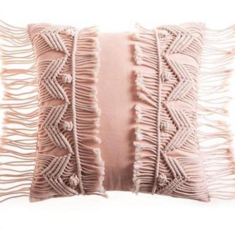 La collection de housses de coussin en macramé Boho Romance