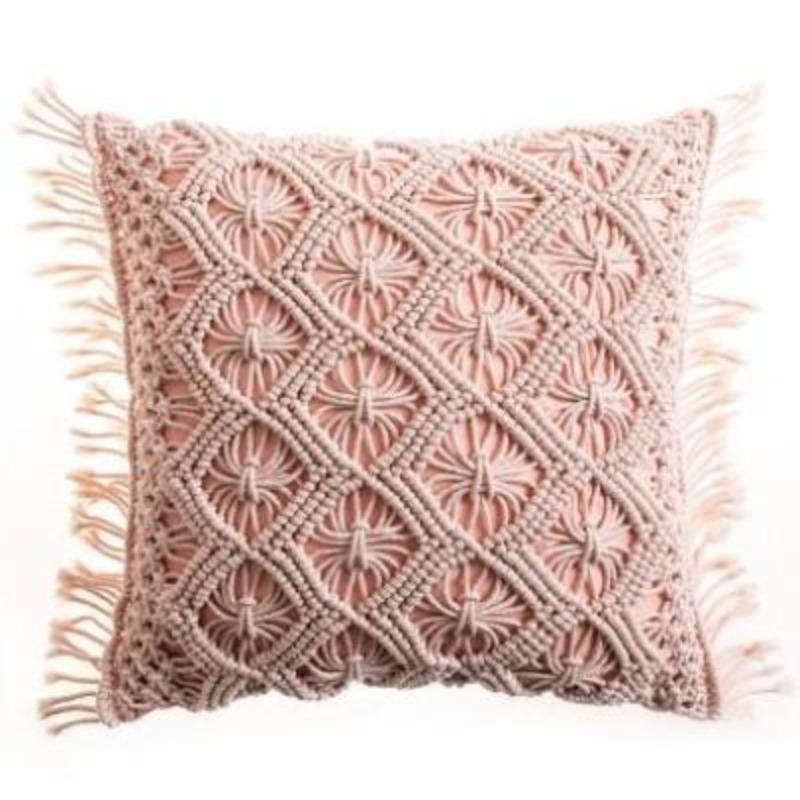 La collection de housses de coussin en macramé Boho Romance