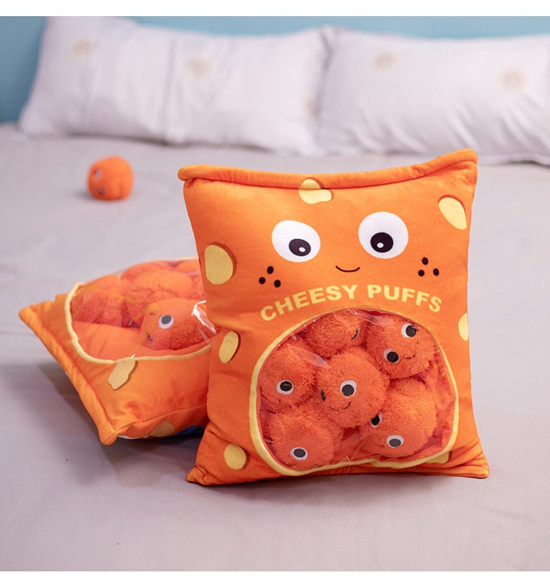 Kawaii Pudding Fidget Plush Pillow