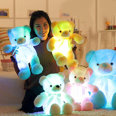 Colorful Glowing Teddy Bear Plush Toy