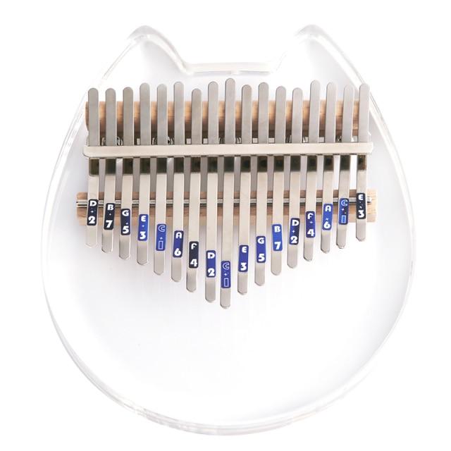 Crystal Transparent Kalimba Thumb Piano