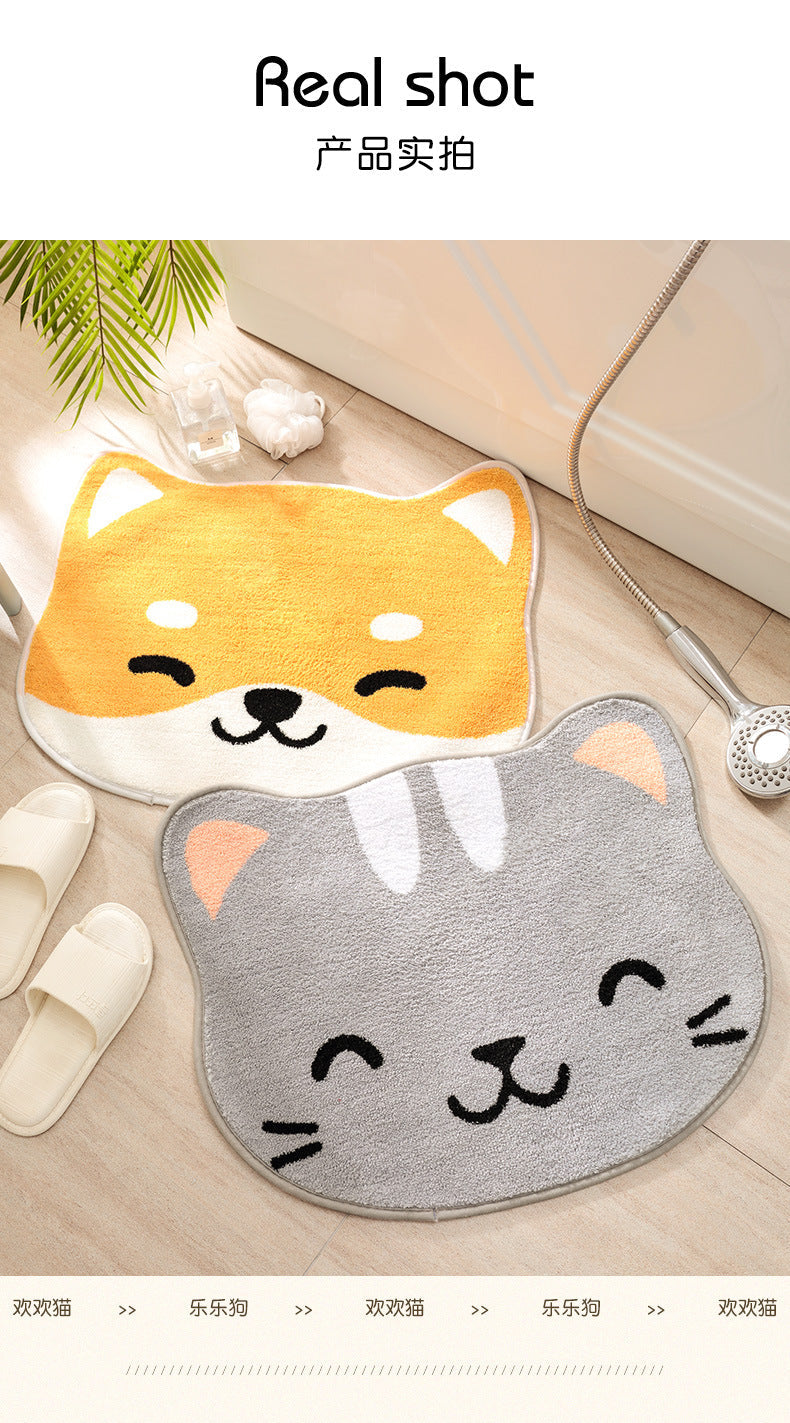 Creative Cute Cartoon Shiba Inu Dog Cat Mats