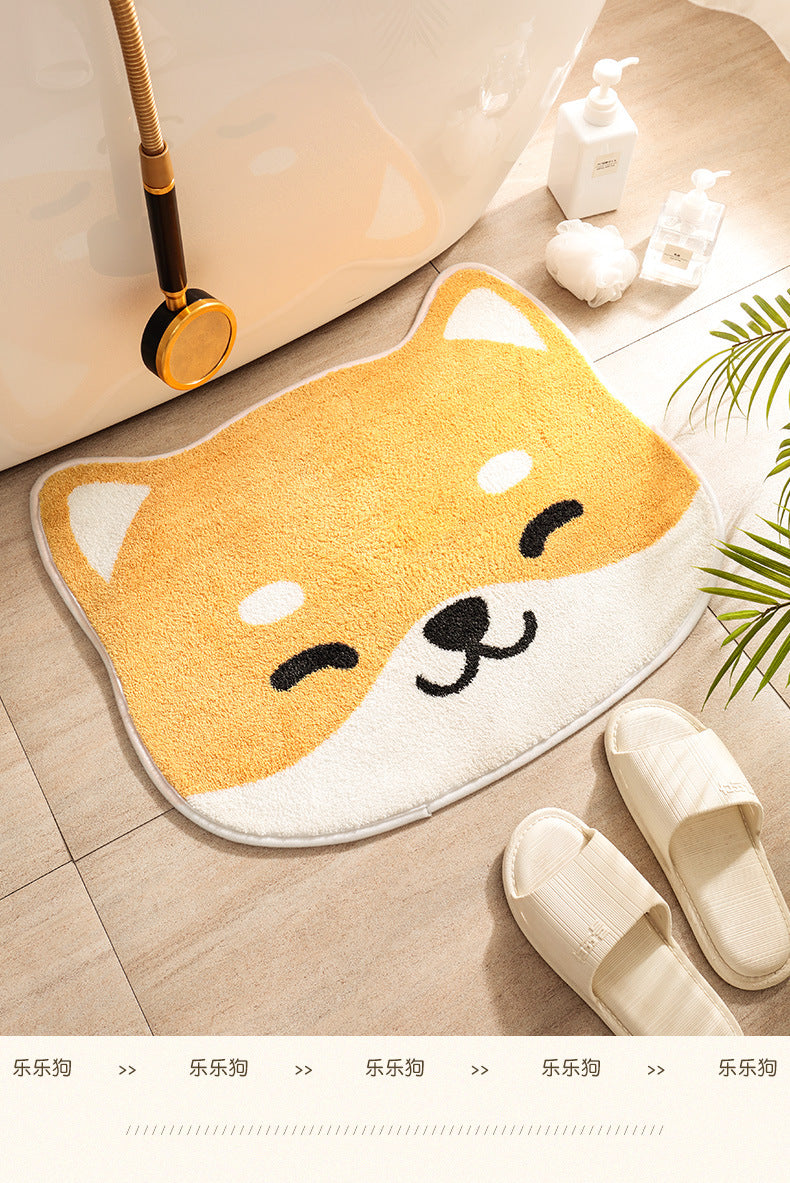 Creative Cute Cartoon Shiba Inu Dog Cat Mats