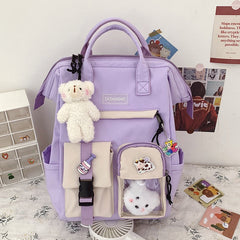 Kawaii Candy Colors Backpacks