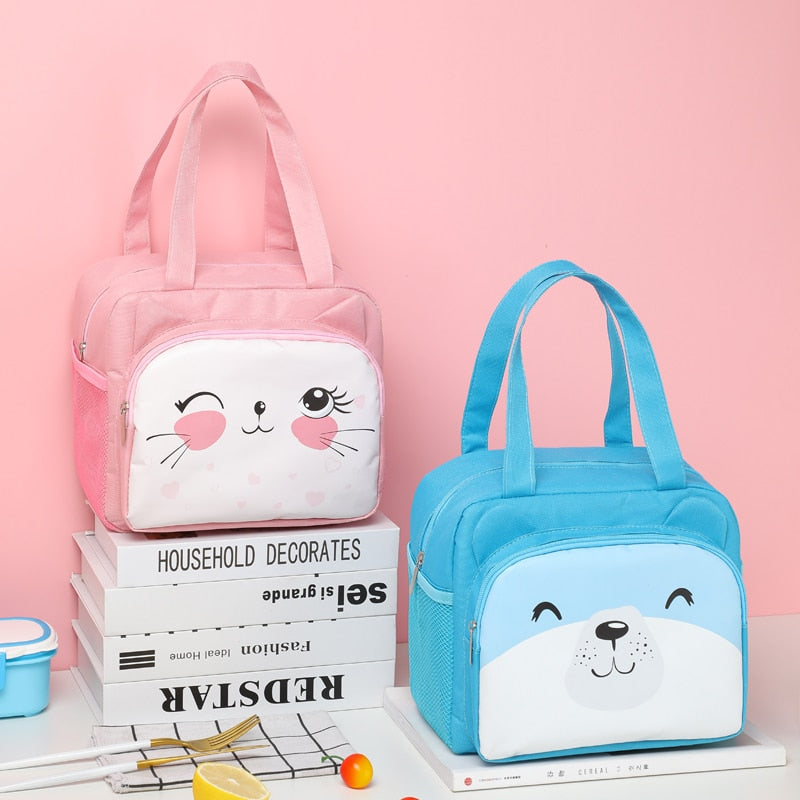 Niedliche Kawaii-Isolier-Lunchtasche