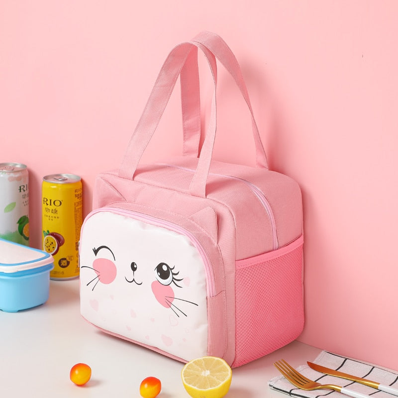 Niedliche Kawaii-Isolier-Lunchtasche