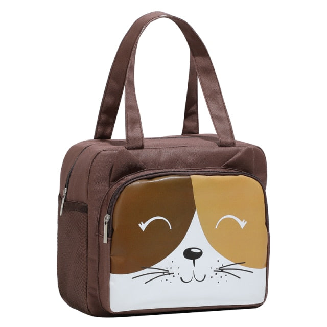 Niedliche Kawaii-Isolier-Lunchtasche