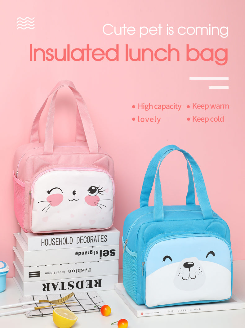 Niedliche Kawaii-Isolier-Lunchtasche