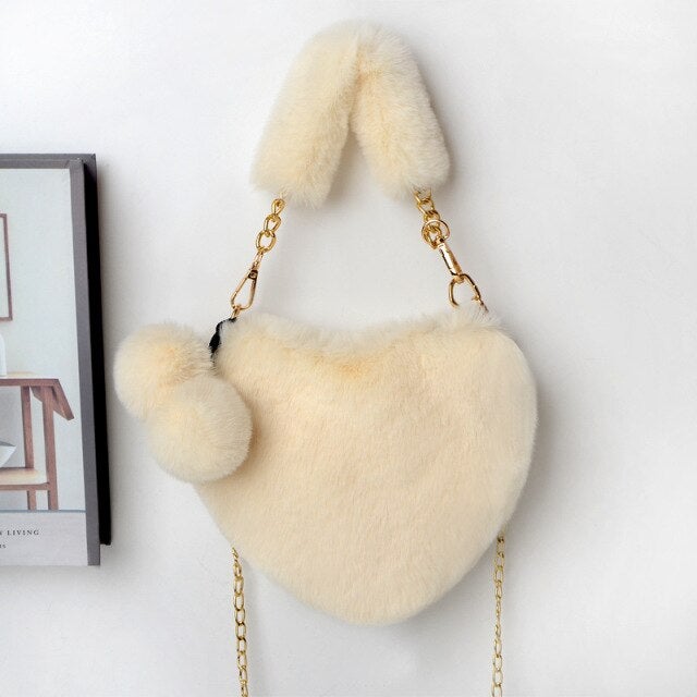 Women Handbags Heart Shaped Shoulder Bag