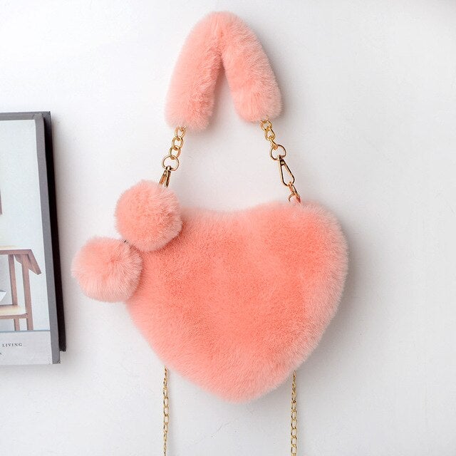 Women Handbags Heart Shaped Shoulder Bag