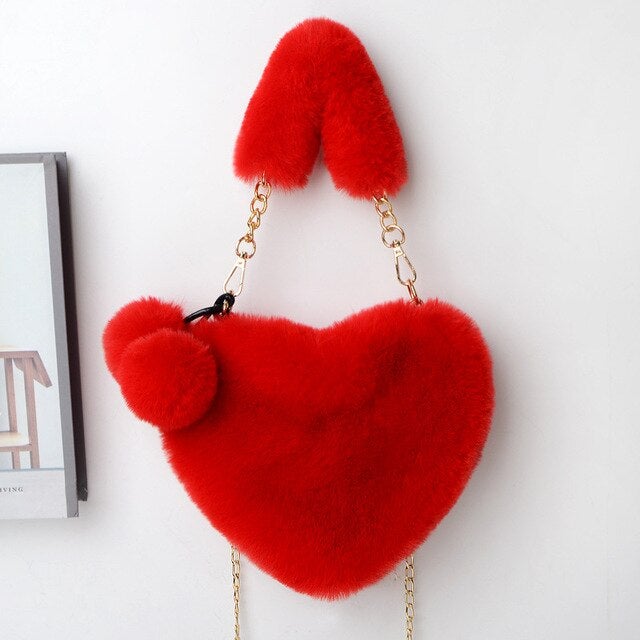 Women Handbags Heart Shaped Shoulder Bag