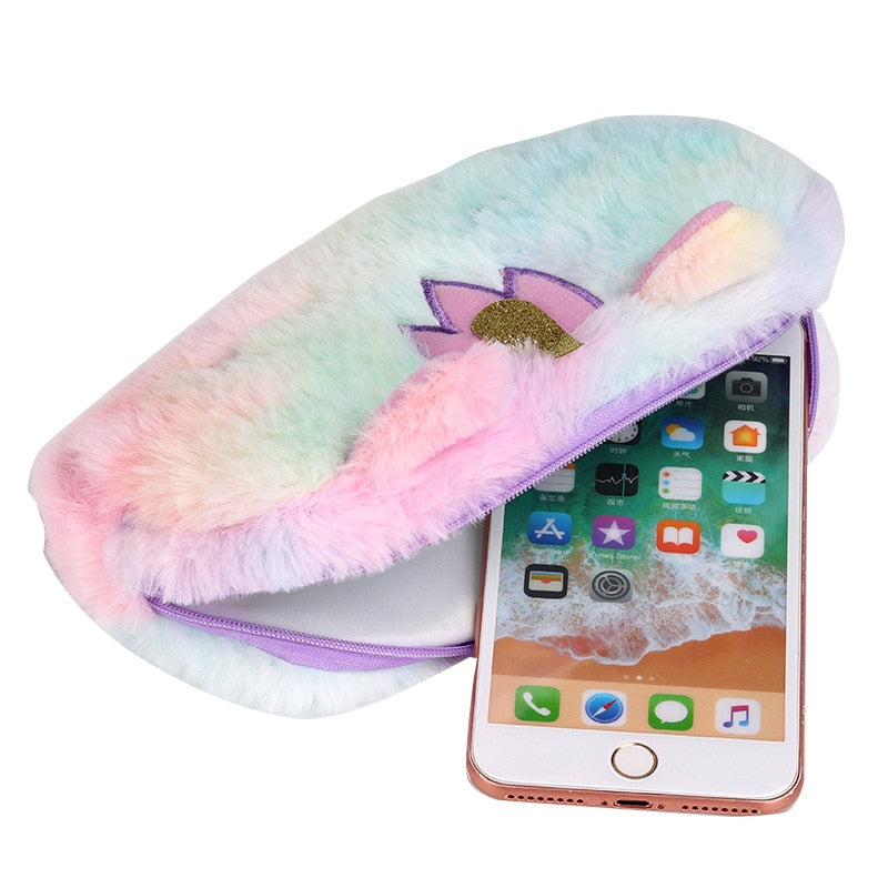 Cute Creative Plush Pencil Case