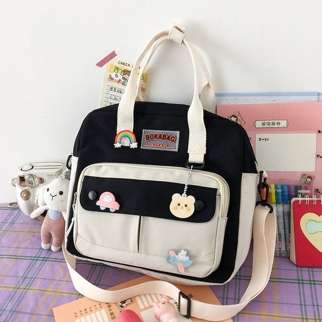 Preppy Style Small Cute Rabbit Backpack Girls Schoolbag