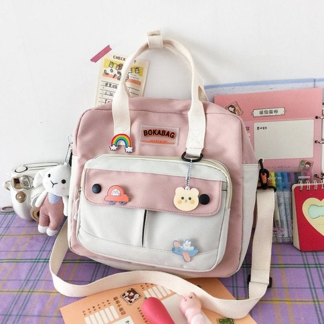 Preppy Style Small Cute Rabbit Backpack Girls Schoolbag