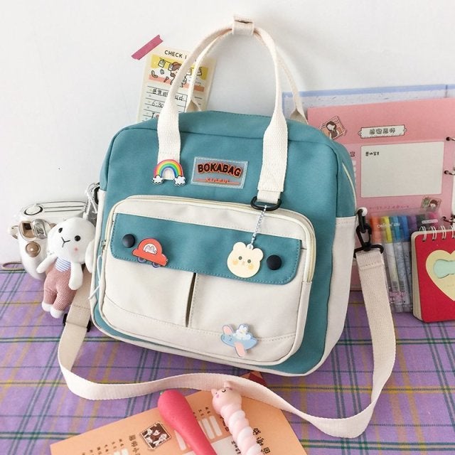 Preppy Style Small Cute Rabbit Backpack Girls Schoolbag