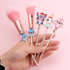 Conjunto de herramientas de pinceles de maquillaje Kawaii Stitch