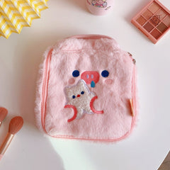 Kpop Make Up Cute Plush Storage Bag