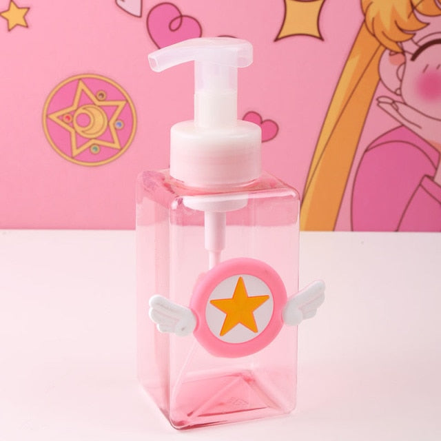 Moon CardCaptor Facial Cleanser Dispensing Bottle