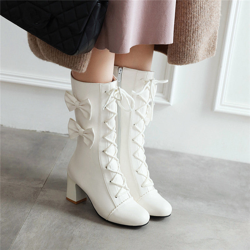 Princess Lolita Cute Party High Heels Boots