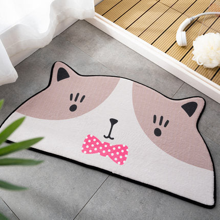 Cute Bear Cat Frog Absorbent Mat