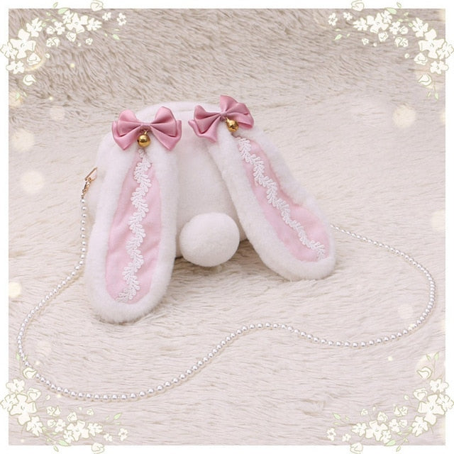 Japanese Kawaii Rabbit Plush Bag