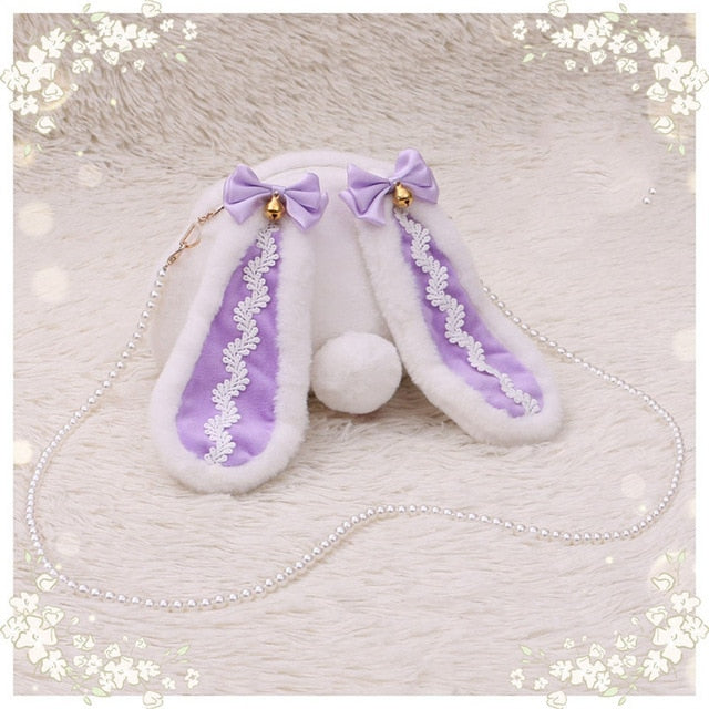 Japanese Kawaii Rabbit Plush Bag