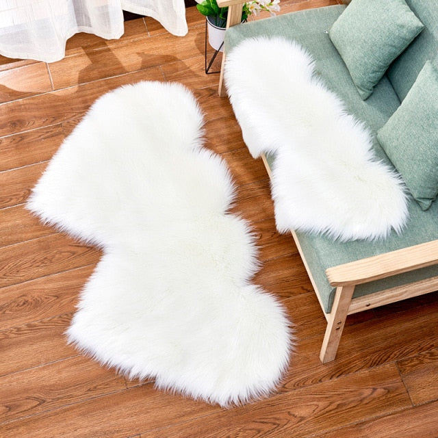 Heart Faux Fur Fluffy Carpet Rugs