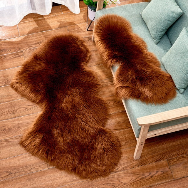 Heart Faux Fur Fluffy Carpet Rugs