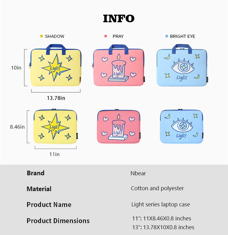 Lindo bolso creativo para computadora portátil