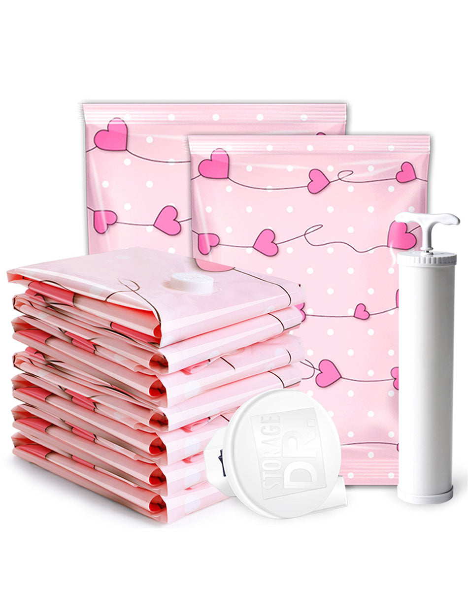 Pink Home Vacuum Storage Bag