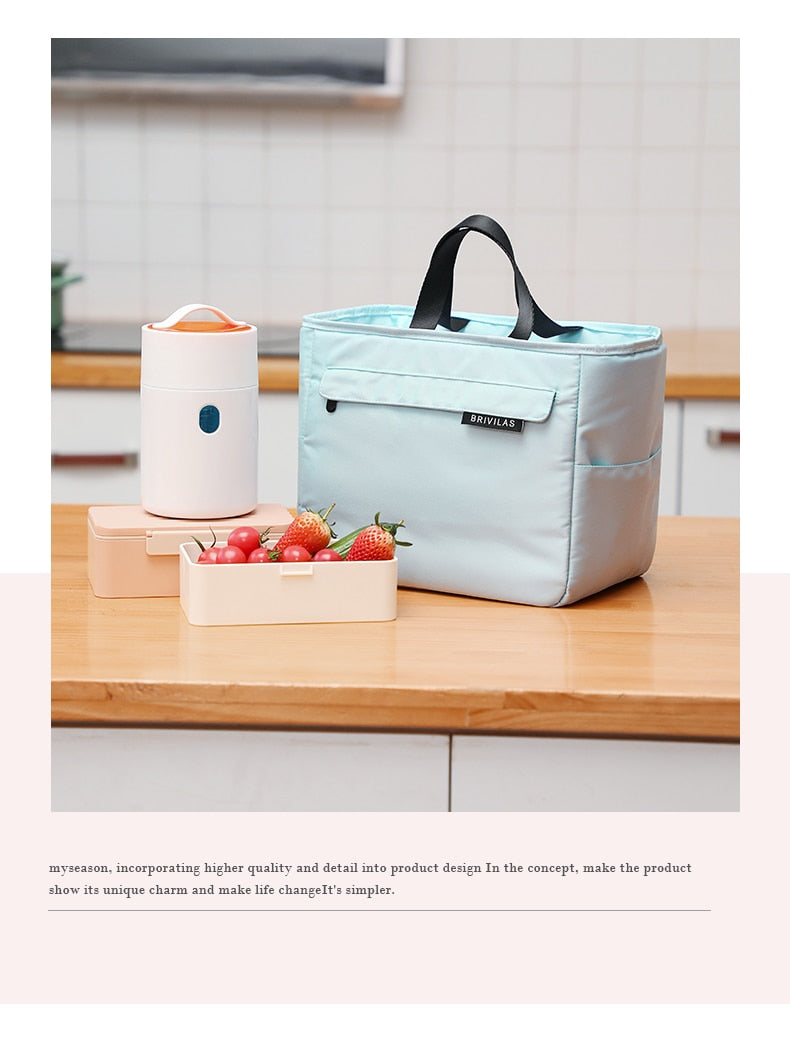 Multicolor Cooler Thermal Lunch Bag